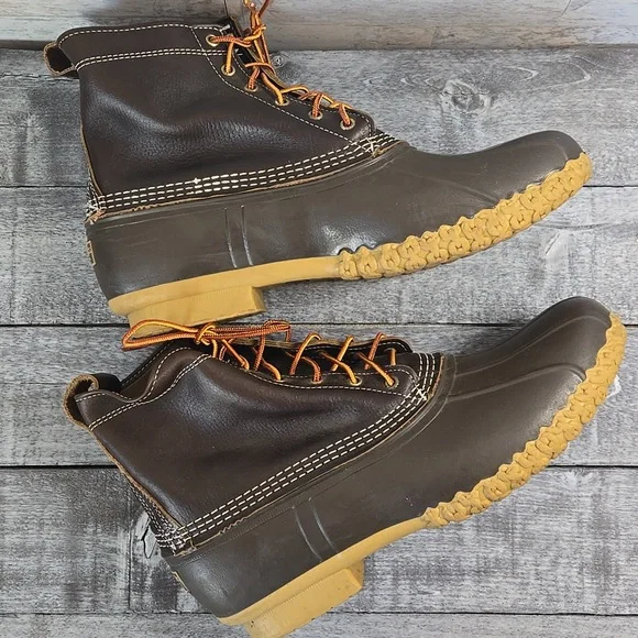 L.L. Bean Mens SIZE 13 Duck Boots  Bean Boots Waterproof - Picture 8 of 17
